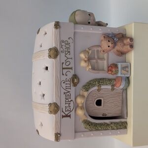 Kewpieville Toyshop Enesco Night LightToy Chest Shop Vtg Ceramic Village Pc